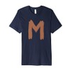 Creative Bold Leather Letter M - Design - Alphabet -