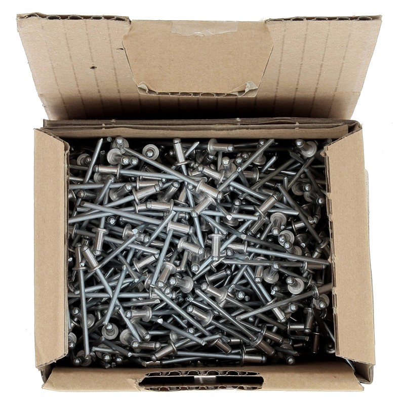 Restagraf 500 x 3mm x 6.5mm Standard Aluminium Rivets