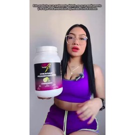Creatina Monohidratada Fast Protein 1kg Sabor Mora Azul Libre de Gluten                                                                               