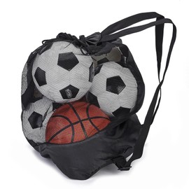 Soccer Bags for Treats Footbal Basketball Mesh Bag for Coaches Large Capacity