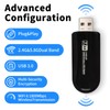 JAPOO WiFi 6 Adaptador WiFi inalámbrico USB para PC de