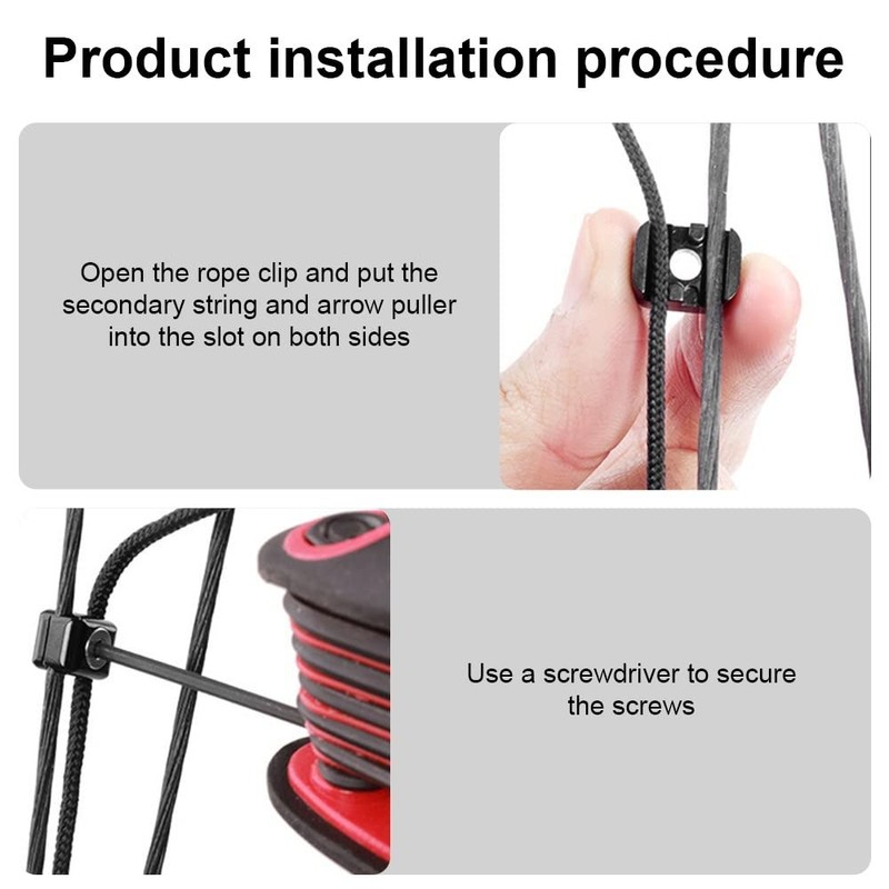 MiOYOOW Arrow Rest Cable Clamp Buckle Arrow Rest Buckle Clip