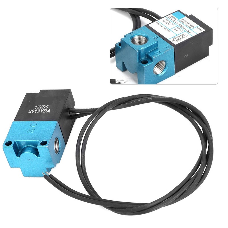 3 Port Electronic Boost Control Solenoid Valve DC12V 5.4W 35A