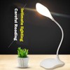 LED Table Lamp,Portable Eye-Protected Flexible Gooseneck Small Desk Lights for