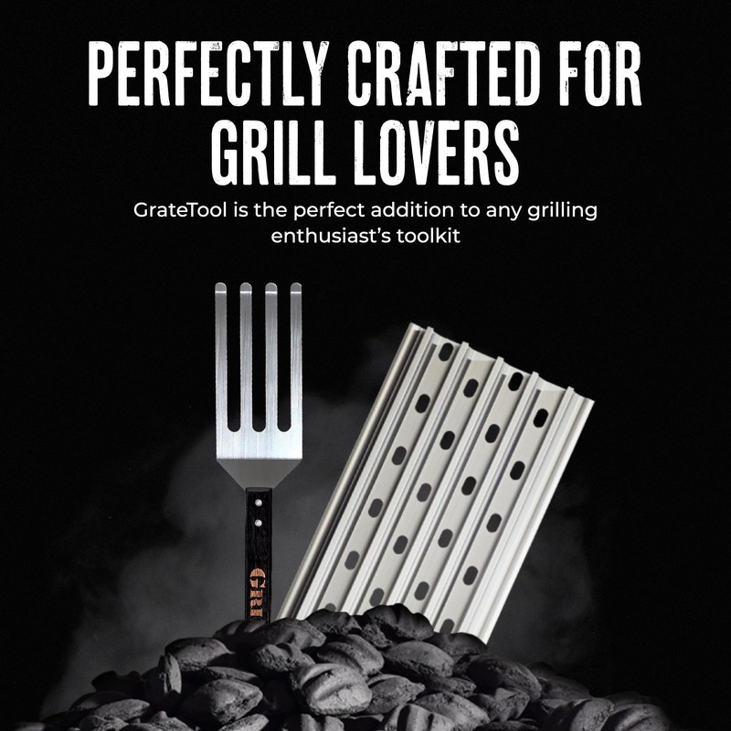 GrillGrate The Grate Tool - Spatula - Grill Accessory for