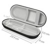 deleyCON Travel Case for Toothbrushes etc., black, Toiletry bag