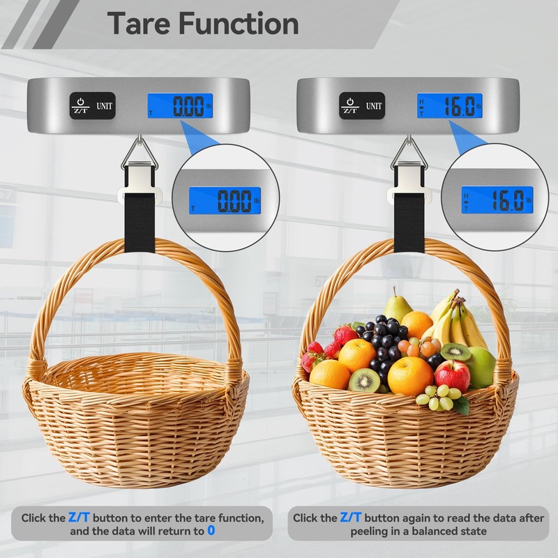Luggage Scale Dr.meter Travel Essentials Luggage Weight Scale Backlight LCD