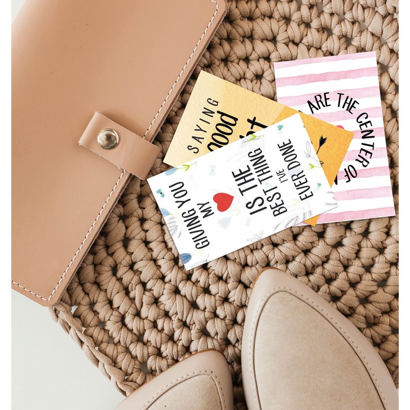 Inkdotpot Lunch Box Notes For Husband/Boyfriend, Adult Romantic Cards, Pack