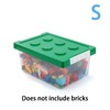 Building Blocks Storage Box for Kids - Transparent Stackable Organizer