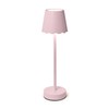 Two's Company Scalloped Edge Shade LED Cordless Table Lamp, 14-Inch,