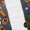 Operitacx Plush Table Runner White Faux Fur Table Runner, Christmas