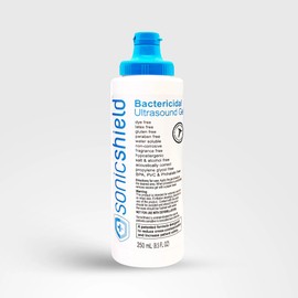 SonicShield Ultrasound Gel. High Viscosity. Premium Multi-Purpose Gel for Ultrasound . Doppler Devices. Non-Greasy, Superior Conductivity. Broad Spectrum Protection. Made in Canada.