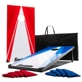 Franklin Sports Cornhole Set — Includes 2 48 Inch x 24-Inch Targets, 8 Regulation Bean Bags, and Carry Bag