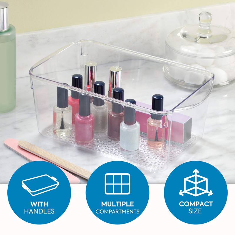 iDesign Cosmetics and Makeup Organiser, Plastic Cosmetics Organiser for Storing