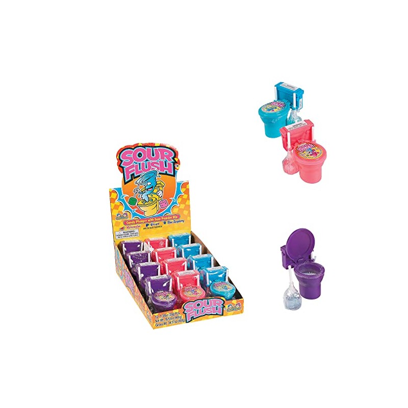 Sour Flush Candy - 12 Pieces