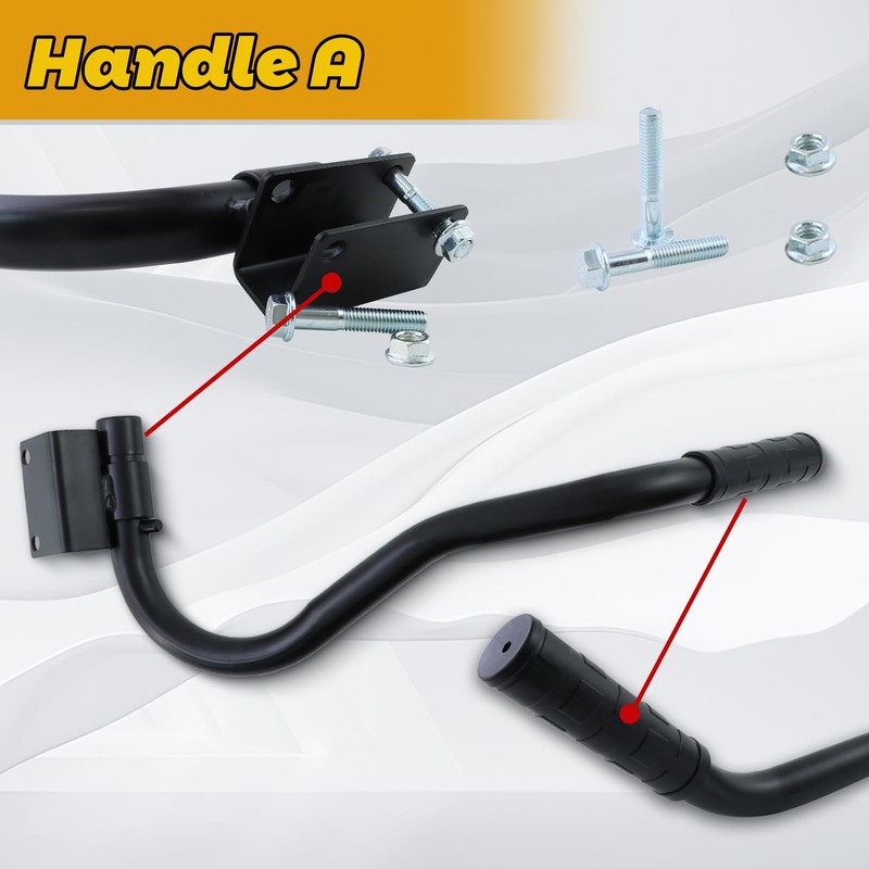 KIKITE Generator Wheel Kit Compatible with Champion 2800-4750w with Folding