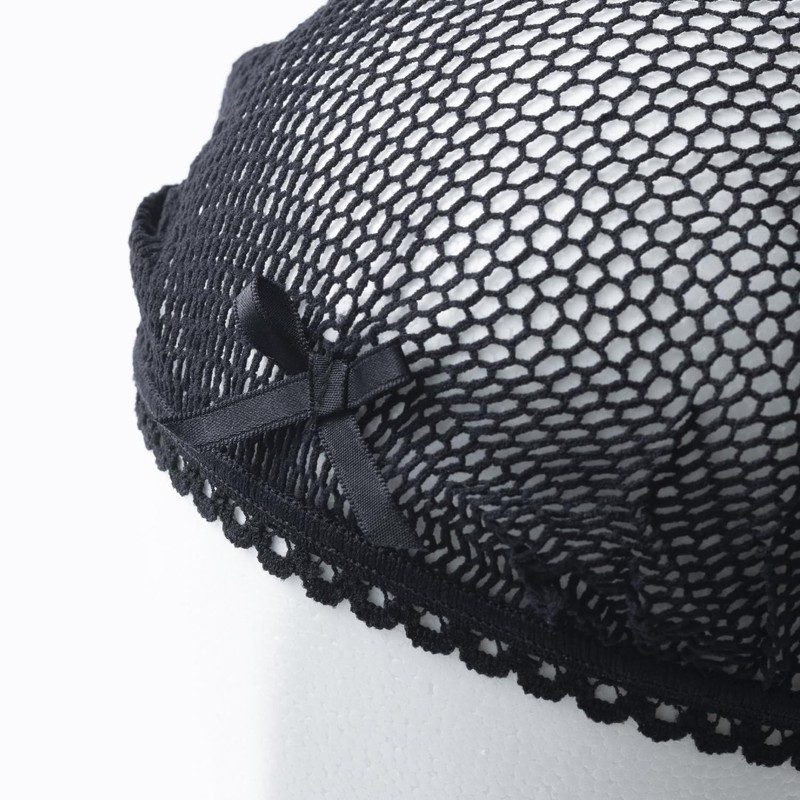 Kai Corporation Hair Goods Hair Net Black (with Ribbon) HA3045