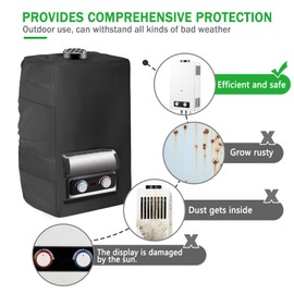 Iceberg Elf Tankless Water Heater Cover,Suitable For Custom CampIux 10L 2.64 GPM Outdoor Indoor Covers,Waterproof And Dustproof Four-Season Protective Cover