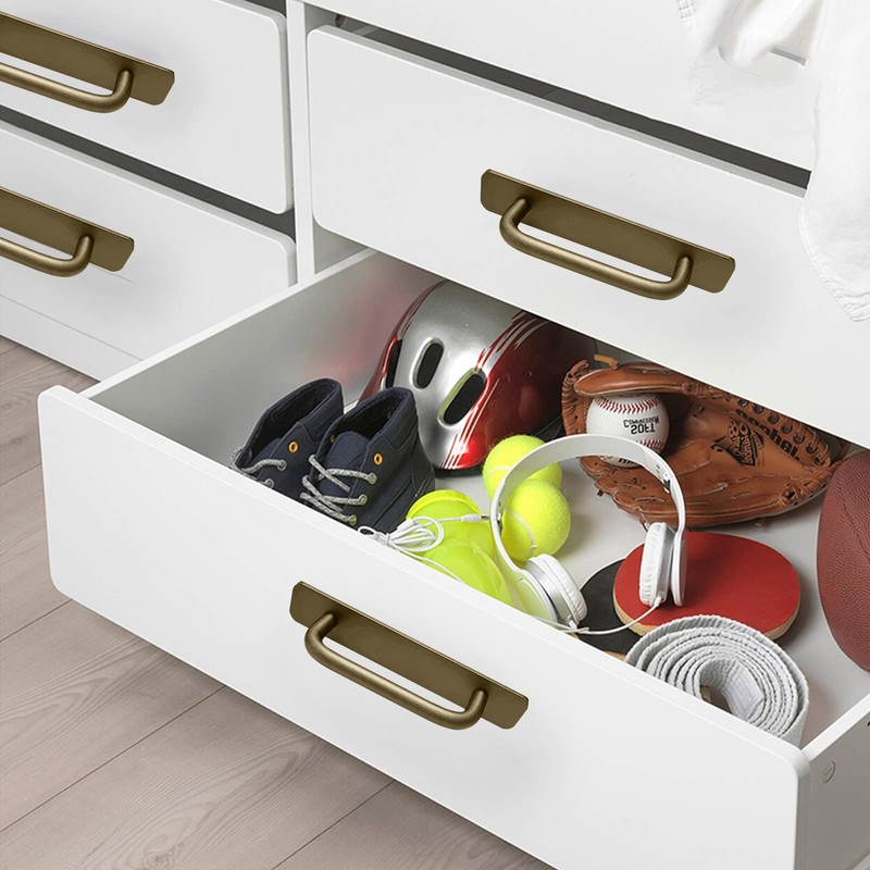 Self-Stick Instant Cabinet Handles - 2pcs Aluminum Alloy Drawer Pulls