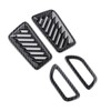 4pcs Car Interior Front Upper Air Vent Outlet Cover Trim