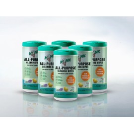 Monk All Purpose Cleaning Wipes, Fresh Scent, Multi-Surface, Skin Friendly, for Kitchen, Bathroom, Patio Furniture