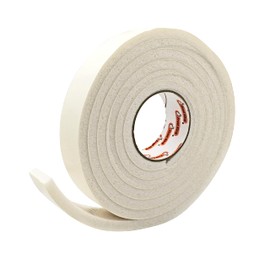 Frost King R516WH Sponge Rubber Foam Tape, 1/4" x 7/16" x 10', White