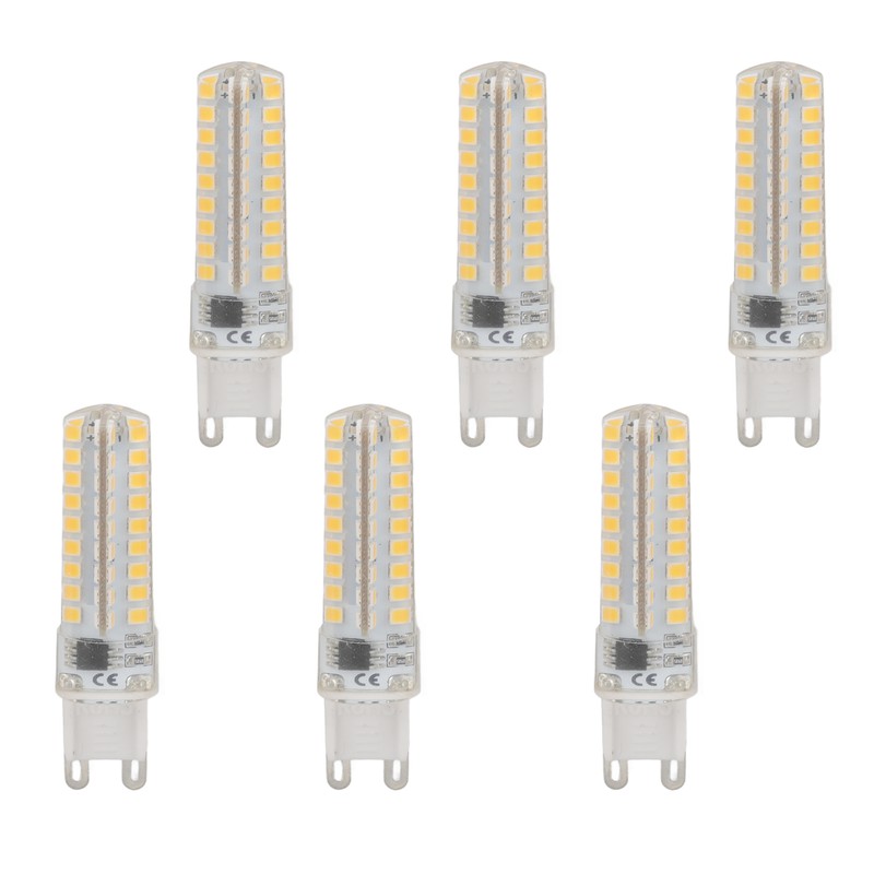 6PCS G9 LED Bulb Dimmable 3W 270LM 72LEDs G9 Bulb