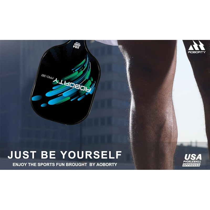 AOBORTY Pickleball Paddles 4 Pack - USAPA Light Graphite Premium