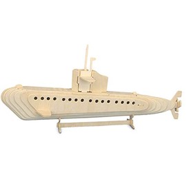 Quay Submarine Woodcraft Construction Kit FSC