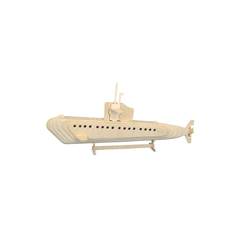 Quay Submarine Woodcraft Construction Kit FSC