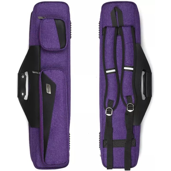 MangoRun Pool Cue Case 4X4 with Backpack Straps Carrying Case