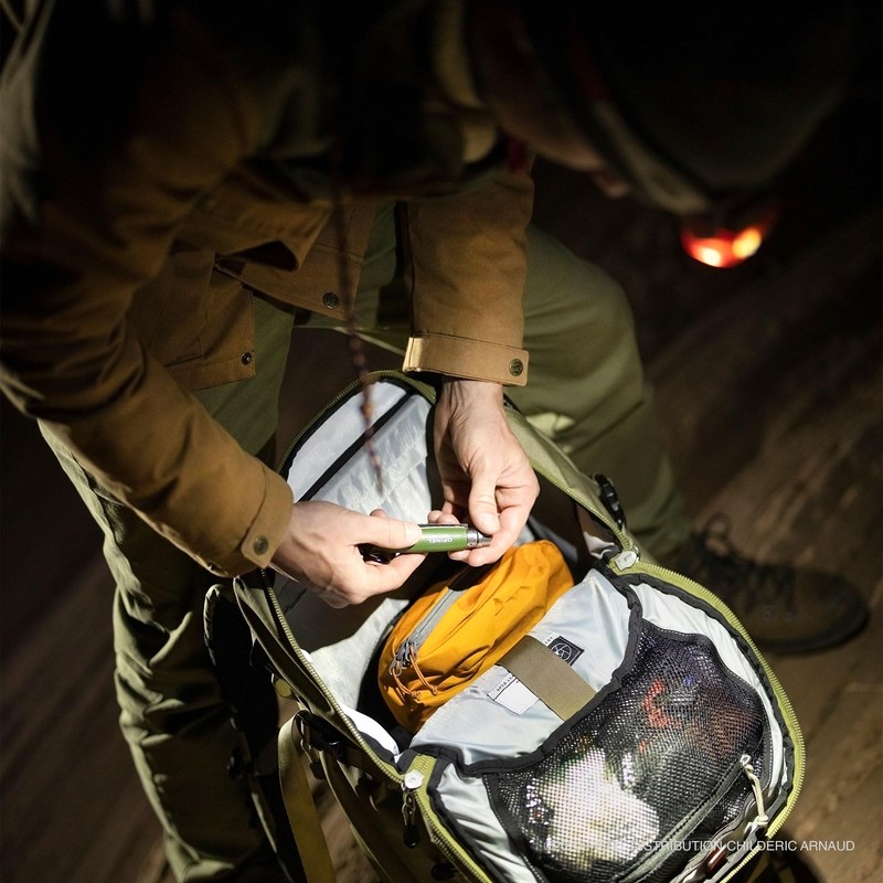 PETZL E+LITE Headlamp - Ultra-Compact Emergency 50 Lumen Headlamp, Designed