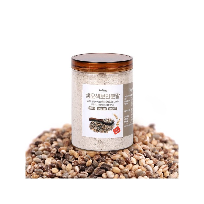 생오색찰보리분말 250g 컬러보리쌀가루 선식 미숫가루 Fresh Five-Color Glutinous Barley Powder