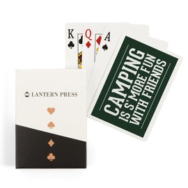 Lantern Press Camping is S'More Fun, Rustic Simply Said (52 Playing Cards, Poker Size Card Deck with Jokers)