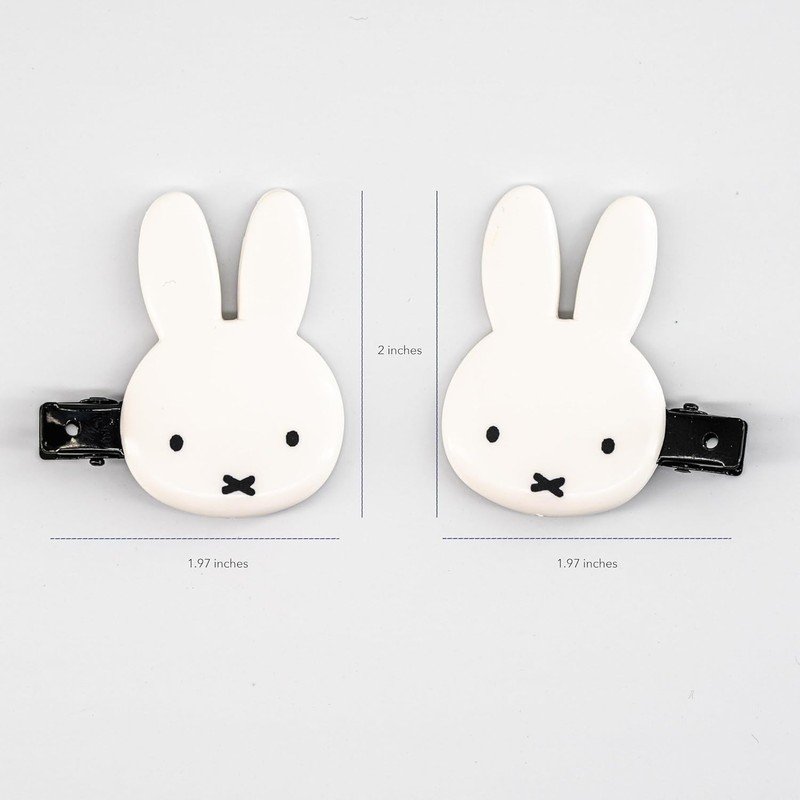 Miffy Die Cut Bangs Clip, Round Ears