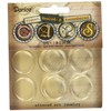 Clear Epoxy Domes 1" 12/Pkg-Round