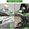 ALVBAN 4pcs W11130362 Washer Suspension Rod Kit WTW5000DW2 WTW5000DW0,Replacement for