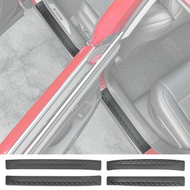 powoq Door Sill Protector Compatible with 2023-2025 Lexus RX350 RX350H RX500H Entry Guard Protector Replacement for 2023-2025 Lexus Accessories (Compatible with 2023-2025 Lexus)