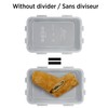 Starfrit LocknLock Plastic Divided Lunch Container - Removable Divider -