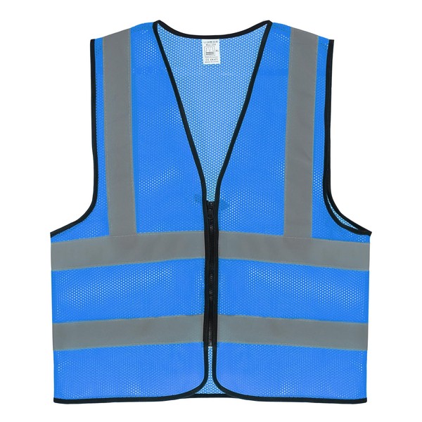 PATIKIL Reflective Safety Vest, X-Large High Visibility Security Vest with