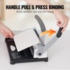 Happybuy Comb Binding Machine, 21-Hole Binder for 450 Sheets, Includes