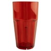 GET 9916-1-R BPA-Free Faceted Plastic Tumbler, 16 Ounce, Red (Set