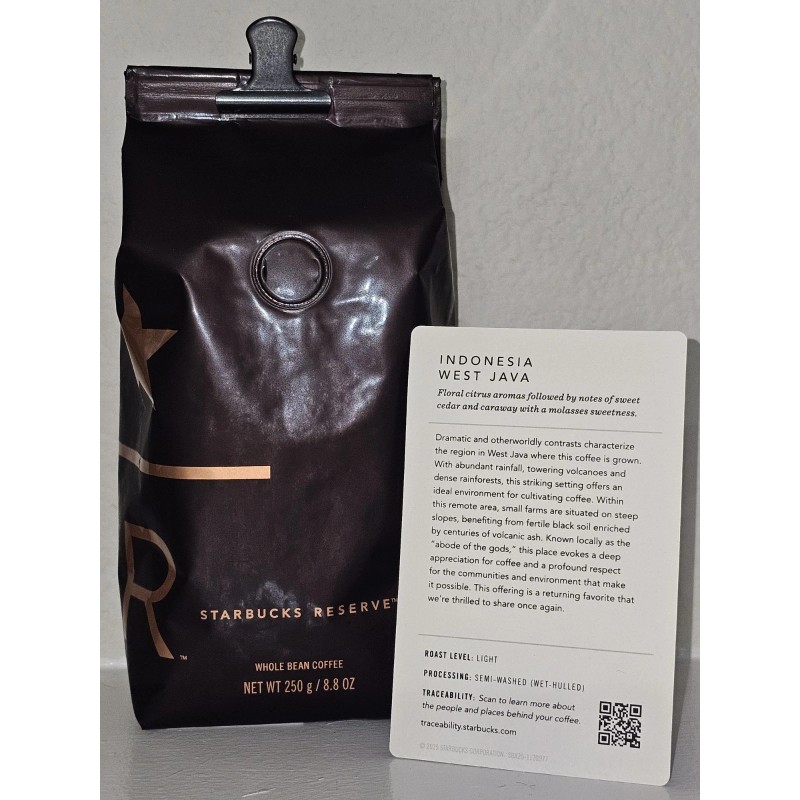 Starbucks Reserve Indonesia Blend BB- October/19/2025