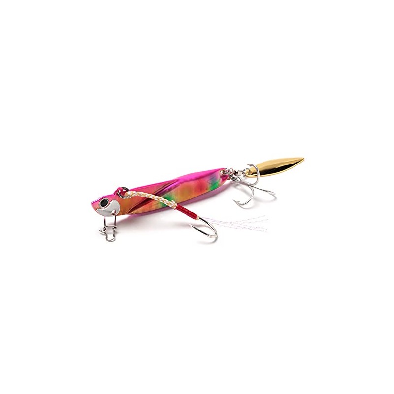 Jackson SGR Gold Rainbow Metal Jig Overflying Daniel Blade 3.3