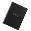 Notebook B5 Black Round Sign Circle Line Design Portable PP