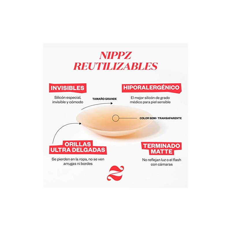 Ellaz Nippz, Pezoneras de Silicón Grado Médico Reutilizables con Micro
