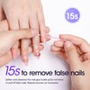 Gellen Nail Glue Remover, 60ML Nail Glue Remover for Press
