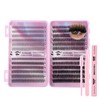 Lash Extension Kit- 480Pcs DIY Clusters D Curl Eyelashes 10-16mm