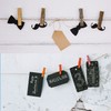 Weddecor Pack of 50 Mini Craft Wooden Pegs, Small Crafting