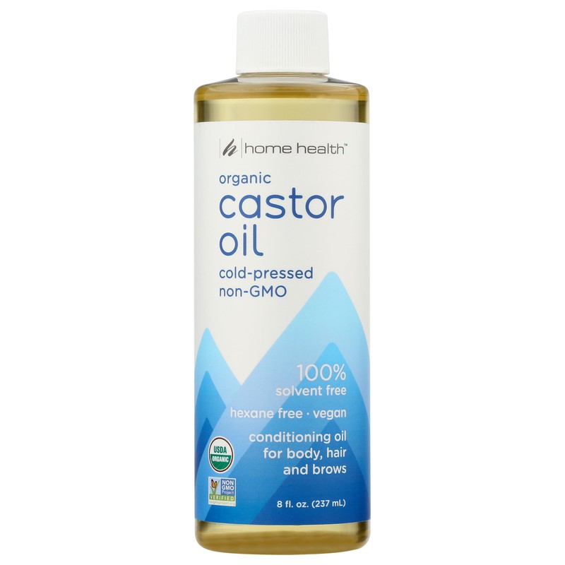 Home Health Castor Oil Cold Pressed & Cold Processed, 8